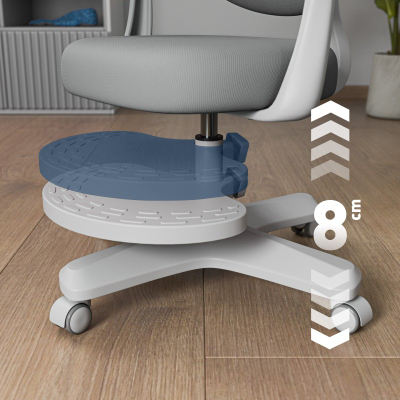 Karrige ergonomike zyre Mark Adler Junior 4.6, rrotulluese, me rrjetë, gri