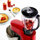 Robot kuzhine Tefal QB516G38, mikser planetar, me blender dhe grirës mishi, i kuq