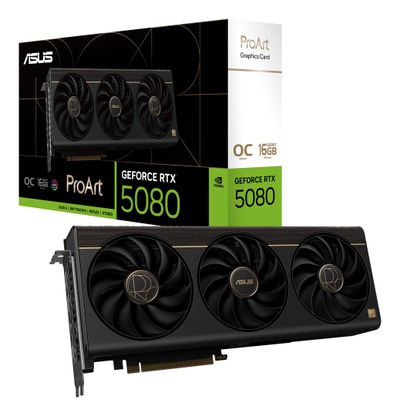 Графичка картичка Asus GeForce RTX 5080 ProArt OC, 16GB GDDR7, PCI Express, црна