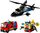 Lodër ndërtimi LEGO City 60462 Helicopter Firefighters Submarine, set shpëtimi