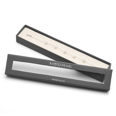 Byzylyk për femra AURA Kyoto Pearl TKKP028C, i argjendtë