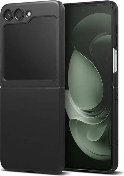 Mbrojtëse telefoni Ringke Slim, për Samsung Galaxy Z Flip 5, polikarbonat, e zezë