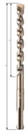 Bori betoni Rawlplug Aggressor SDS Plus, 14mm, 210mm, gri