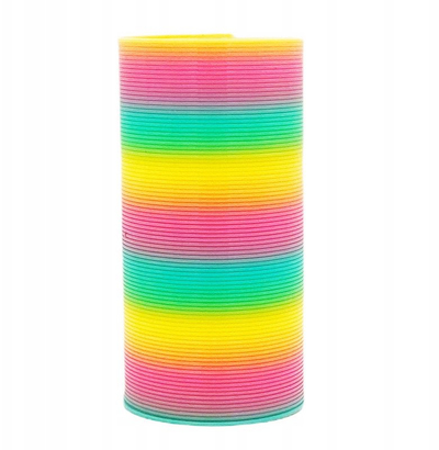 Lodër pranvere Hipo Rainbow Spring HR75 08007, 15 cm, me ngjyra