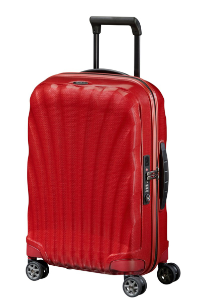 Valixhe Hard Me 4 Rrota Samsonite C-Lite 55/20 Ngjyrë Netë Blu