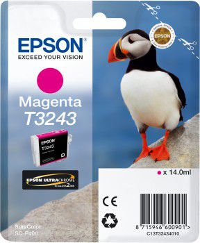 Ngjyrë për printer Epson Ink T3243 SC-P400, magenta 
