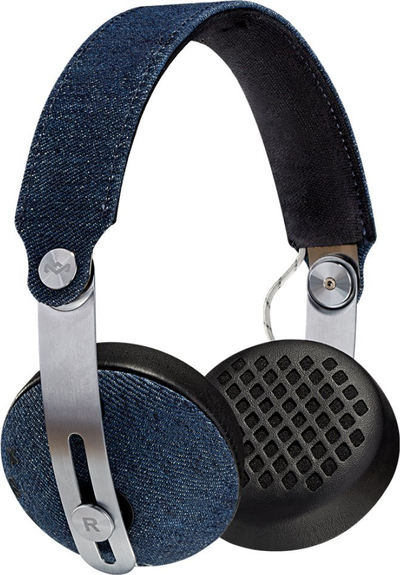 Kufje Bluetooth House of Marley EM-JH111-DN Rise, me mikrofon, over-ear, blu denim