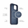 Futrollë telefoni FIXED MagFlow për Samsung Galaxy S25, me MagSafe dhe Qi2, blu