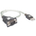 Kabllo USB Techly USB A në RS 232, 0.45m, transparente