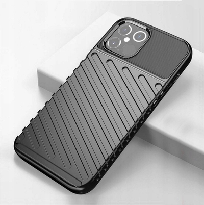Kllëf telefoni Forcell THUNDER për Samsung Galaxy S24 FE, TPU armor, i fortë ndaj goditjeve, i zi