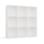 Raft librash Lumarko Shelf Malax 3X3 H, 9 ndarje, i bardhë