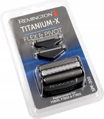 Kokë rroje Remington SPF300, metal titanium, për F5800 F7800 F4900, ngjyrë argjendtë