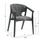 Kolltuk ngrënieje Yeger 62,5x60x79Hcm (HM9995.01), zezë/ gri