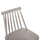 Stol Vanessa i lartë PP & dru metalik gri 47×48,5×107 cm (HM8459.20), gri