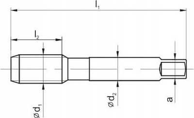 Çekiç fileti FANAR TAPS M30 NGMM/1 DIN-352D, HSS, për metal