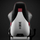 Kokpit garash Diablo Chairs X-Drive, ulëse gaming ergonomike, konstrukt metalik për timon dhe pedale, bardh e zezë