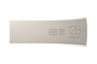 USB Samsung BAR Plus 2020, 128GB, USB 3.1, metalik argjendtë