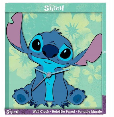 Orë muri Disney Lilo &amp; Stitch, analoge, shumëngjyrëshe