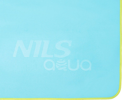 Peshqir mikrofiber Nils Extreme NAR12 Nils Aqua, 180x100 cm, blu e çelët