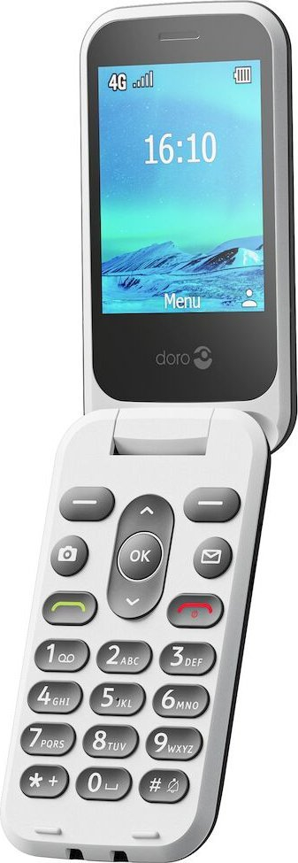 Telefoni i thjeshtë Doro 2880, 2.8", 4G, Micro SIM, i zi