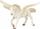 Figurë lodër Papo Fairy Pegasus, e punuar me dorë, e bardhë