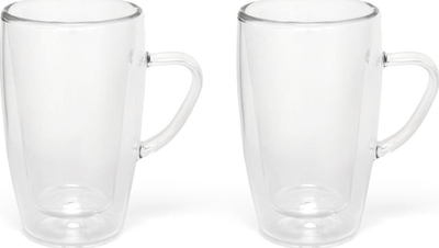 Set filxhanësh xhami Bredemeijer, me dy shtresa, 100 ml, 2 copa, transparentë