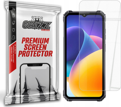 Xham mbrojtës Grizz Hybrid Glass për Oukitel WP28 S, hibrid, i tejdukshëm