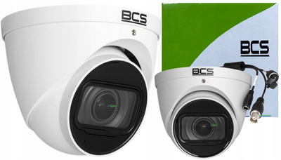 Kamerë sigurie BCS EA48VWR6 G, 8Mpx 4K, motozoom 2.7–13.5mm, e bardhë