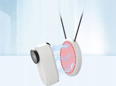 Varëse qafe me magnet Puluz PU889W, për Insta360 Go 3, e zezë