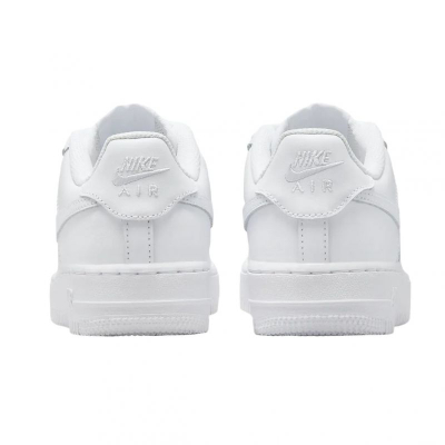 Atlete për kalamoj Nike Air Force 1, lëkurë, taban Nike Air, të bardha