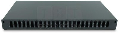 Patch panel fibër optike GetFort RL-PFSDPX24, 24 porta LC, 1U, i zi