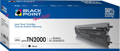 Toner Black Point LBPPBTN2000, për printer Brother TN-2000, i zi