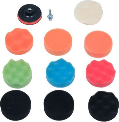 Set sfungjerë polirimi Yato, 80mm, 12 copë, M10