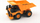 Kamion lodër ndërtimi Dromader Construction Machine Dump Truck P8, rrota gome, pjesë lëvizëse, portokalli e zezë