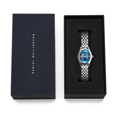 Orë për femra Daniel Wellington Ophelia Mini Arctic Silver DW00100807, e argjendtë