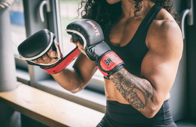 Doreza MMA Brute Pro, nr S M, lëkurë sintetike, të zeza
