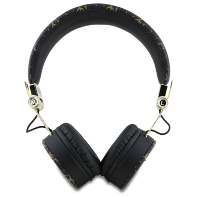 Kufje Bluetooth Guess GUBH70E4PTMK, on ear, ENC, të zeza