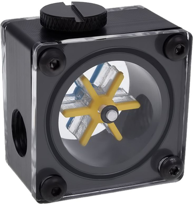 Matës i rrjedhjes Alphacool, i zi