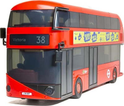 Set model autobusi Airfix Quickbuild Routemaster Double Decker, plastik, snap together, i kuq
