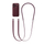 Apple Crossbody Strap, Burgundy