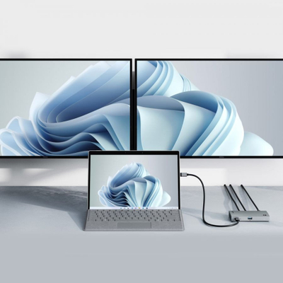 Хаб Thunderbolt ALOGIC TB4H3TB, 40Gbps, 60W Power Delivery, црно сив