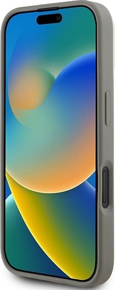 Мобилен маскич DKNY Beowe, за iPhone 16 6.1", MagSafe, со шаховски мотив, беж