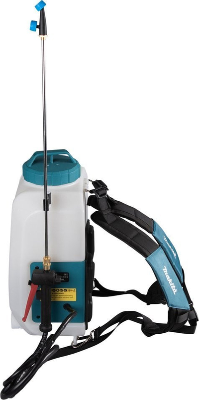 Spërkatës shpine Makita DUS158Z, 18V, 15L, blu e bardhë