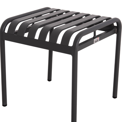 Stol alumini HomeMarkt Rachel HM6340.01, 45x45x46cm, gri
