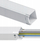 Kanal kabllosh PVC 60x60mm, 2m, i bardhë