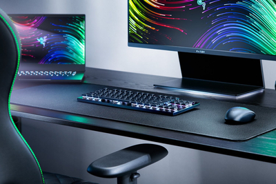 Гејминг тастатура Razer DeathStalker V2 Pro Tenkeyless, безжична, низок профил, со RGB осветлување, црна