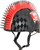 Kaskë biçiklete për kalamaj C-PREME Junior Skull Hawk, madhësia S 50-54 cm, me figura 3D, shumëngjyrëshe