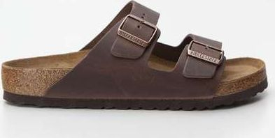 Shapka Birkenstock Arizona M 0052531, lëkurë, shollë me kork, të zeza