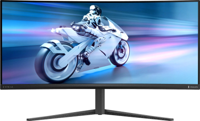 Monitor gaming Philips Evnia 34M2C6500/00, 34", QD-OLED, 175Hz, i zi