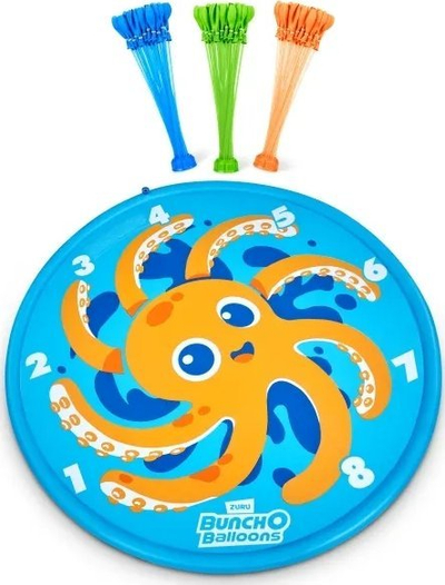 Tapet me ujë Zuru Bunch O Balloons Octopus Splash Pad, 160 cm, me mbi 100 tullumbace uji, shumëngjyrësh